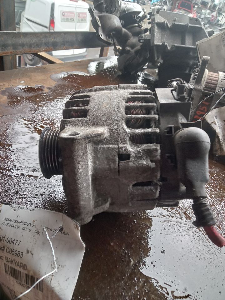 2014 GMC TERRAIN 4cyl Gasoline 2.4 ALTERNATOR - 367950 — photo 2