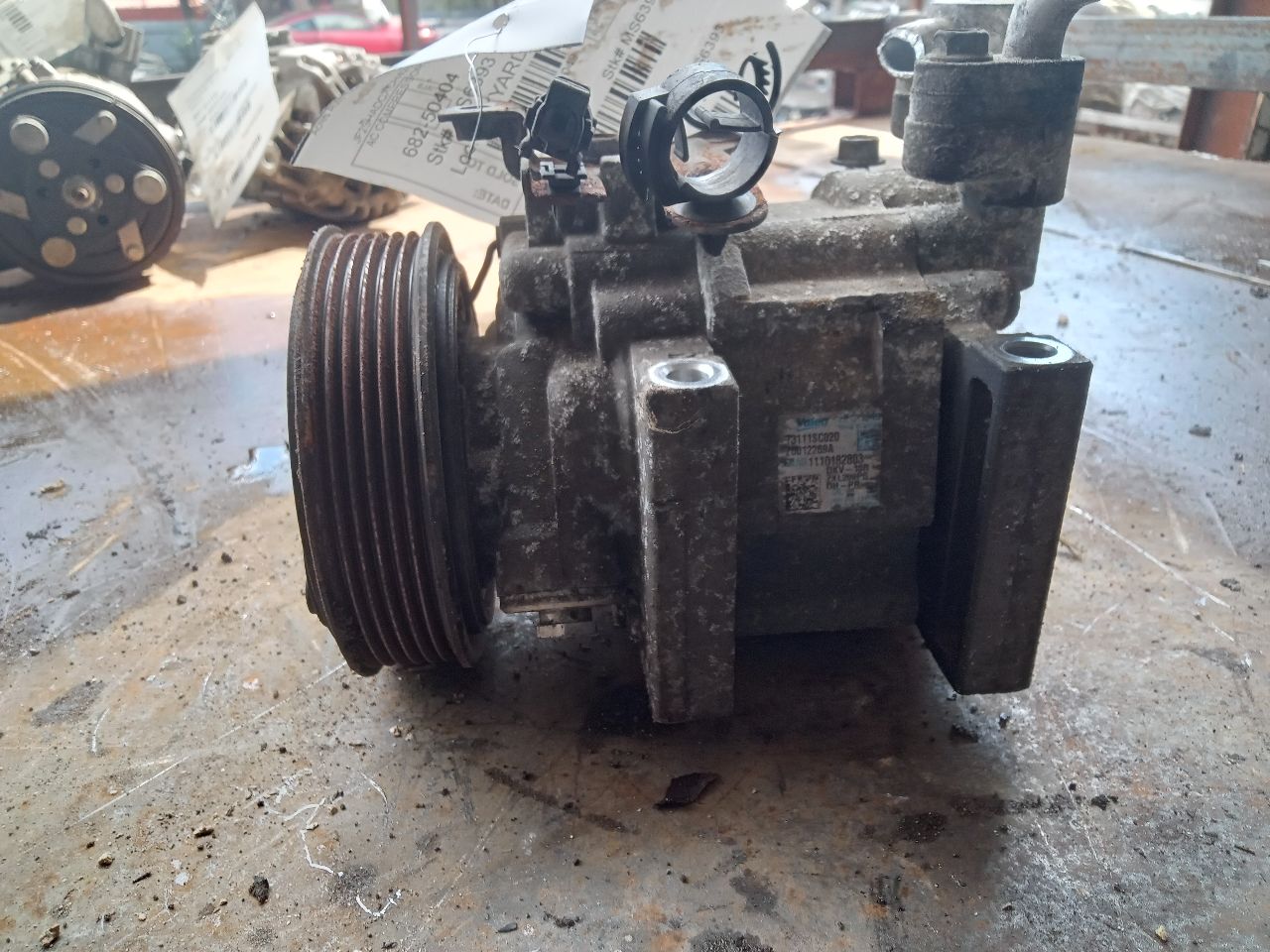2012 SUBARU FORESTER 4cyl Gasoline 2.5 PZEV AC COMPRESSOR - 368049 — photo 2