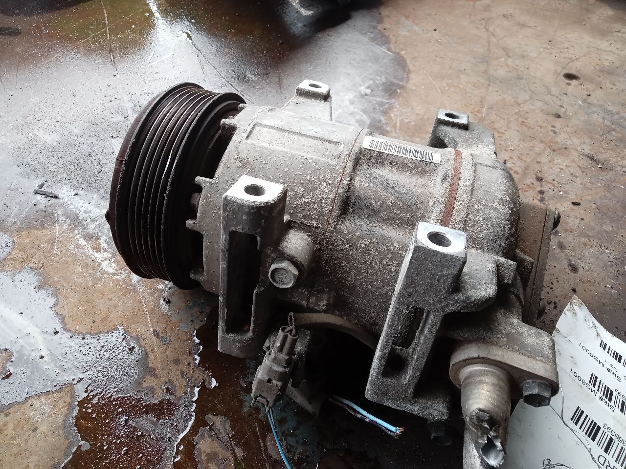 2016 NISSAN ALTIMA 4cyl Gasoline 2.5 DOHC AC COMPRESSOR - 368393