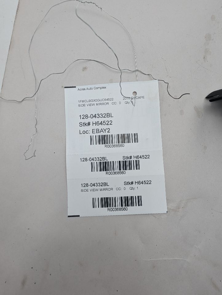 2016 FORD ESCAPE Left SIDE VIEW MIRROR - 368560 — photo 7