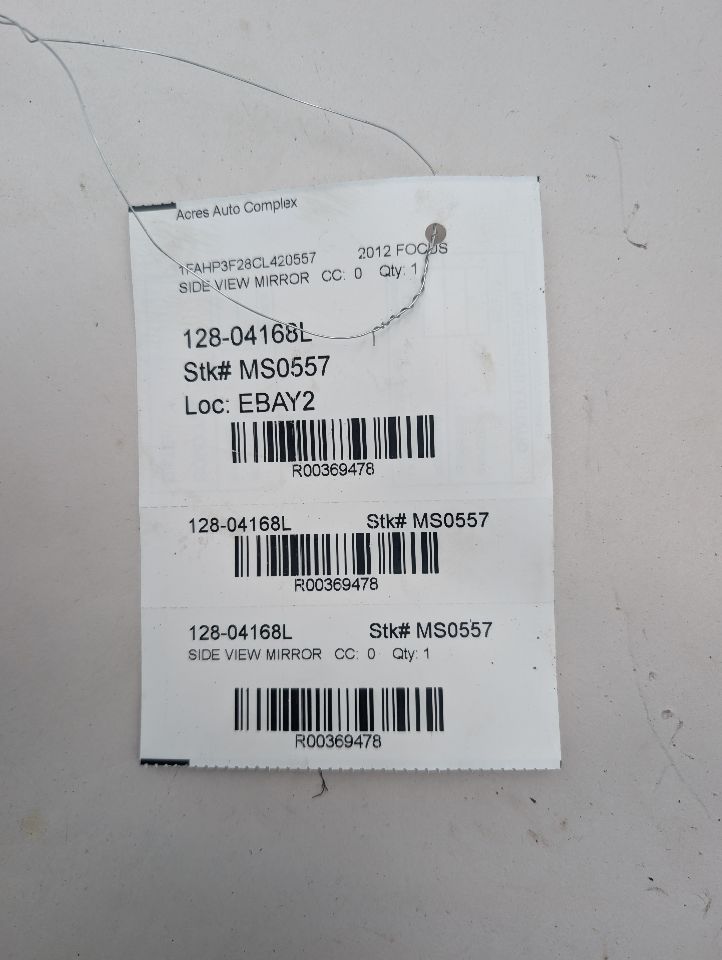 2012 FORD FOCUS 4cyl Gasoline 2.0 Flex Left SIDE VIEW MIRROR - 369478 — photo 7