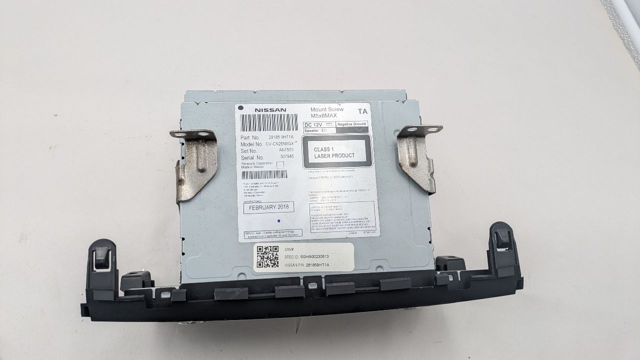 2018 NISSAN ALTIMA 2.5L 4cyl Gasoline VVT Radio Audio - 369673 — photo 1