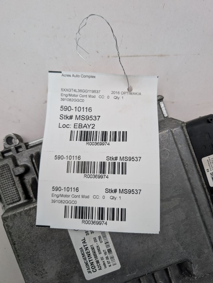 2016 KIA OPTIMA 4cyl Gasoline 2.4 Eng/Motor Cont Mod - 369974 — photo 4