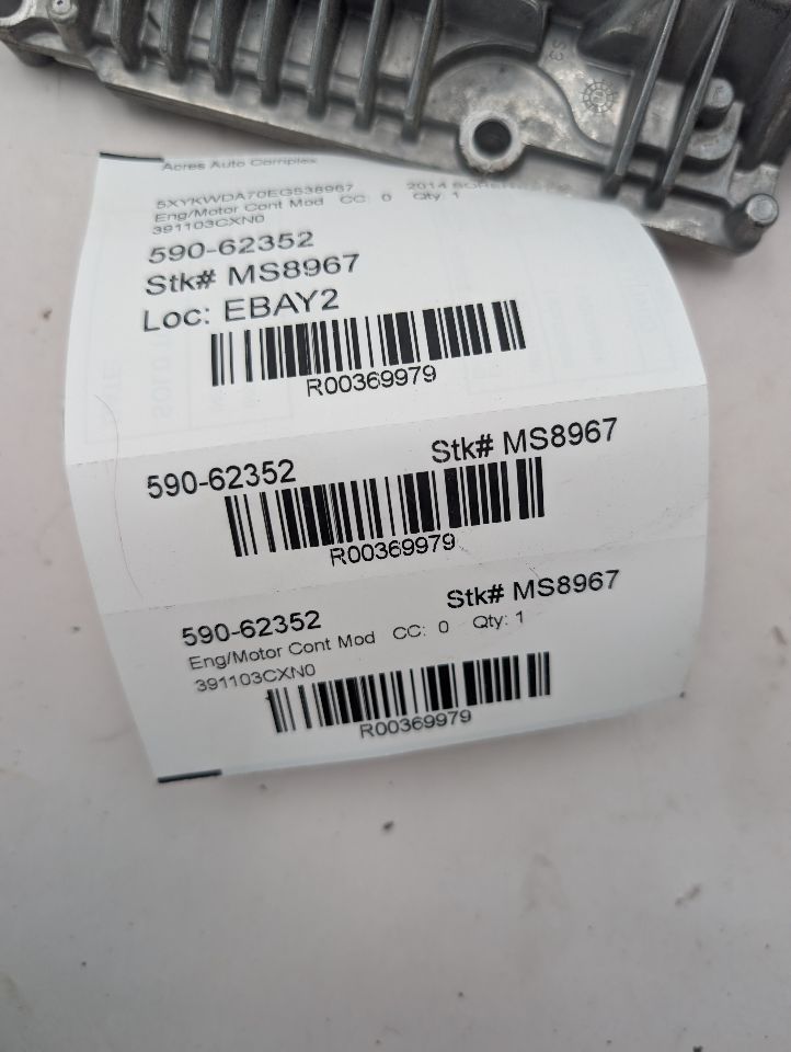 2014 KIA SORENTO 6cyl Gasoline 3.3 Eng/Motor Cont Mod - 369979 — photo 6