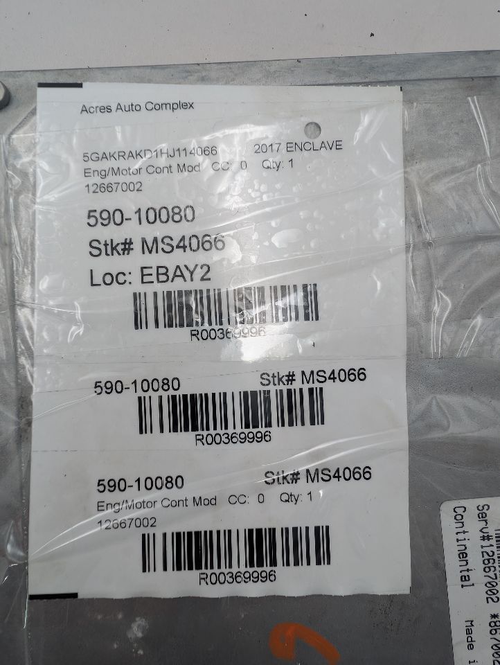 2017 BUICK ENCLAVE 6cyl Gasoline 3.6 Eng/Motor Cont Mod - 369996 — photo 8