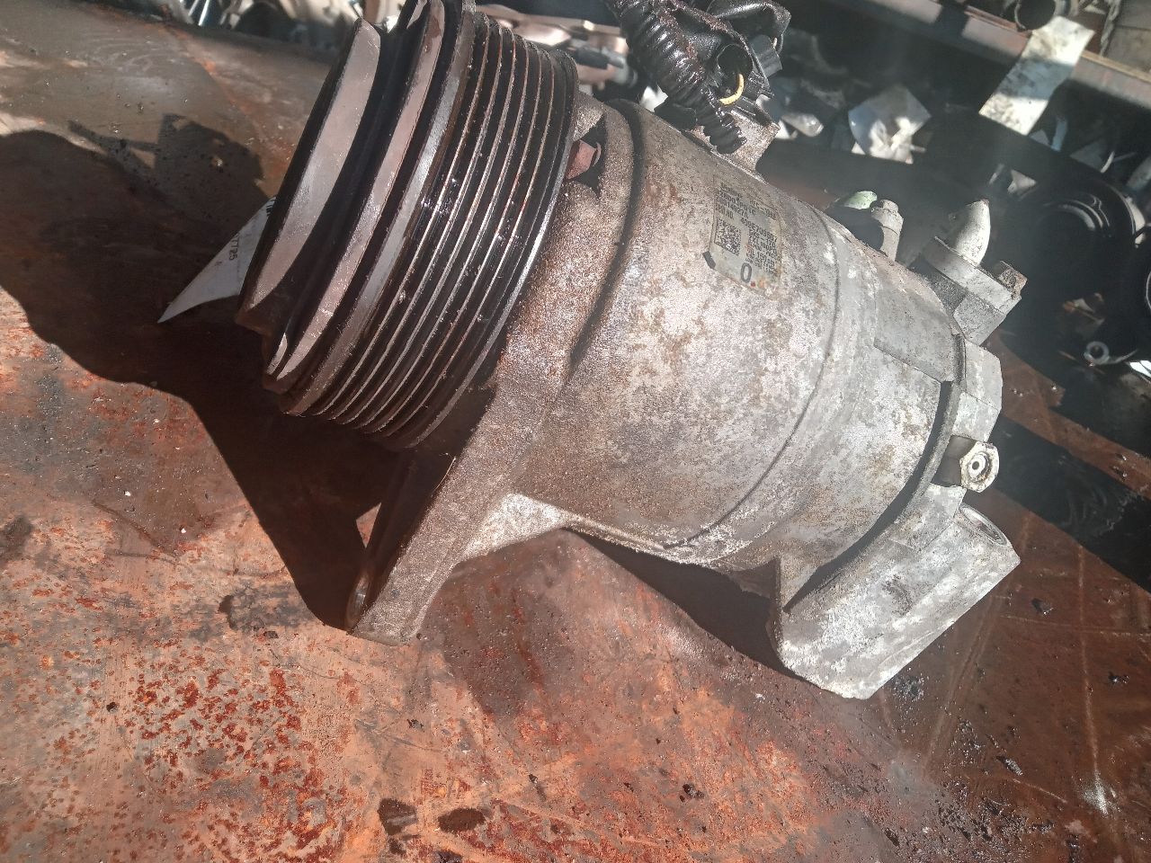 2014 NISSAN MAXIMA 6cyl Gasoline 3.5 AC COMPRESSOR - 370001