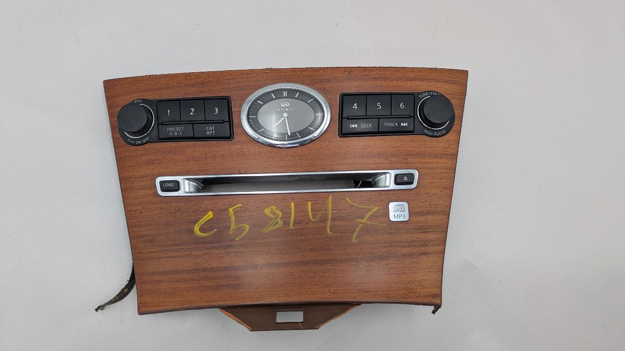 2006 INFINITI M35 6cyl Gasoline 3.5 Radio Audio - 370062