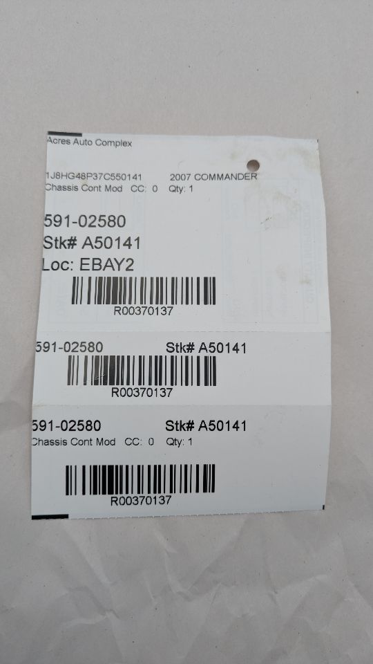 2007 JEEP COMMANDER 8cyl Gasoline 4.7 FLEX Chassis Cont Mod - 370137 — photo 7