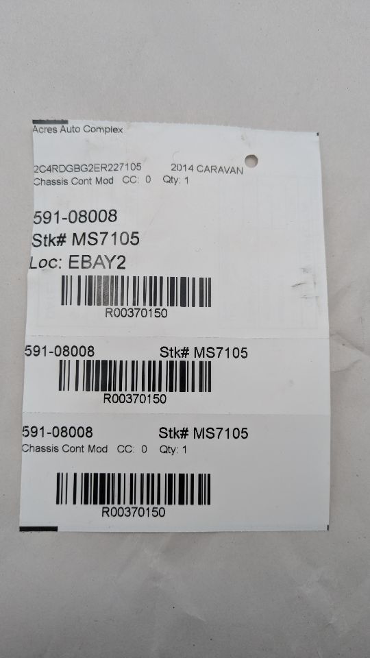 2014 DODGE CARAVAN 6cyl Gasoline 3.6 Chassis Cont Mod - 370150 — photo 8