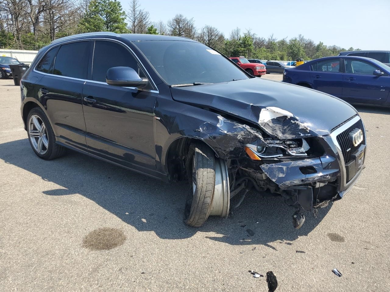 2011 AUDI Q5 6cyl Gasoline 3.2 Left HEADLAMP ASSEMBLY - 370888 — photo 4