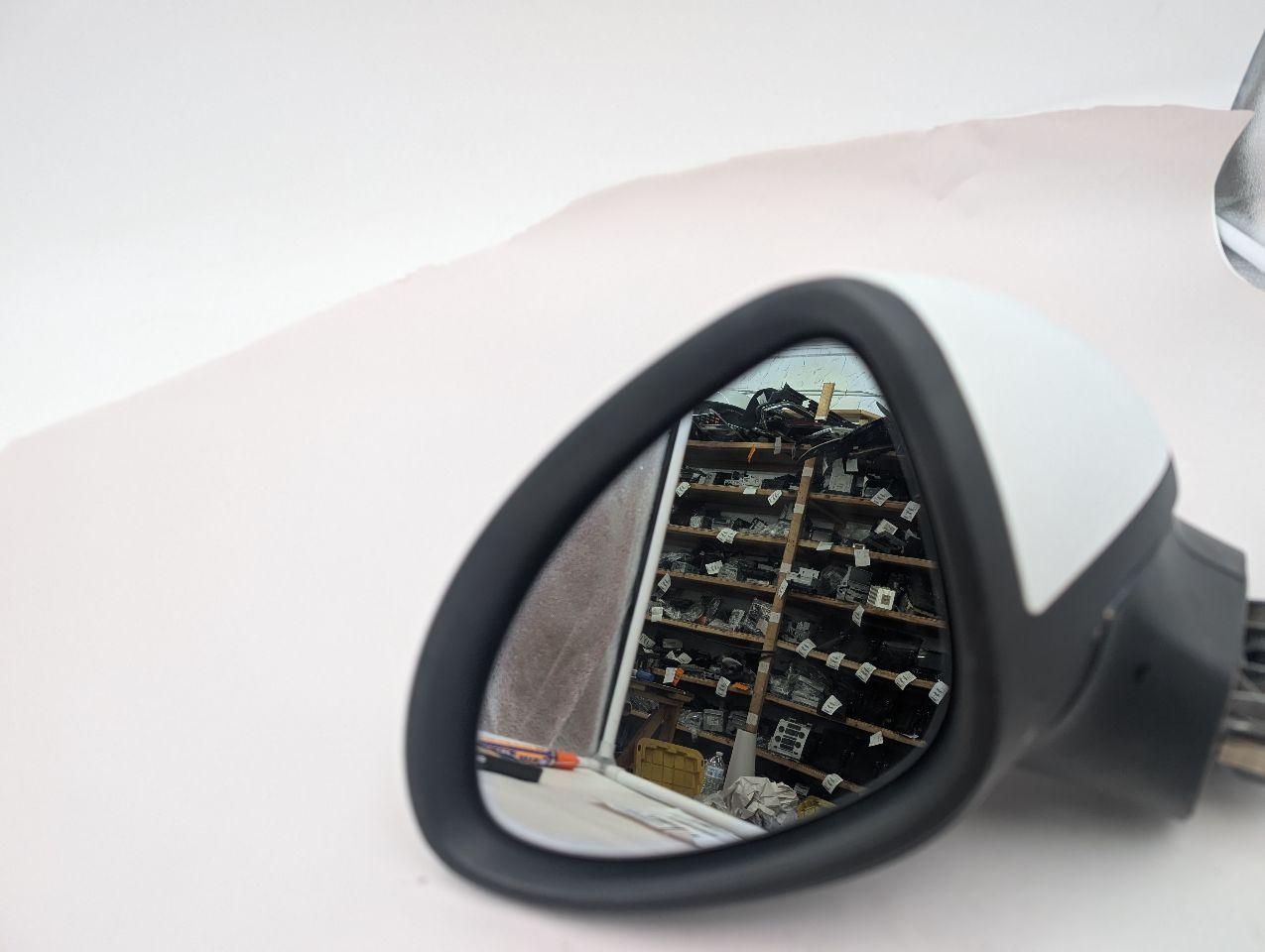2014 PORSCHE CAYENNE 6cyl 3.0 liter hybrid Left SIDE VIEW MIRROR - 370908