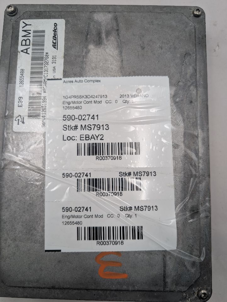 2013 BUICK VERANO 4Cyl Gas Flex Fuel 2.4 Eng/Motor Cont Mod - 370918 — photo 1