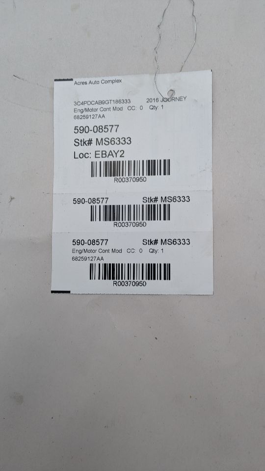 2016 DODGE JOURNEY 4cyl Gasoline 2.4 Eng/Motor Cont Mod - 370950 — photo 6