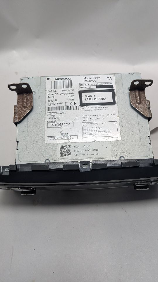 2017 NISSAN ALTIMA 2.5L 4cyl Gasoline VVT Radio Audio - 371404 — photo 2
