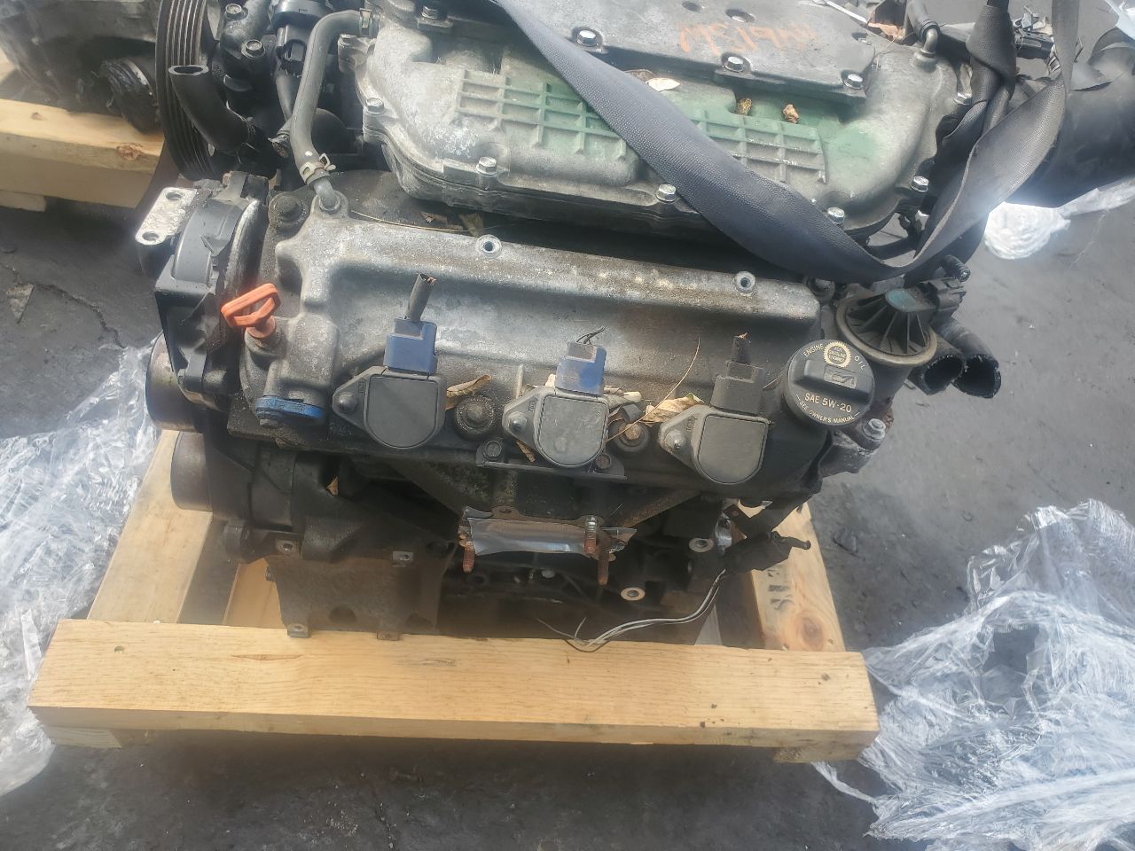 2008 ACURA MDX 3.7L 6cyl Gasoline VVT ENGINE ASSEMBLY - 371471 — photo 4