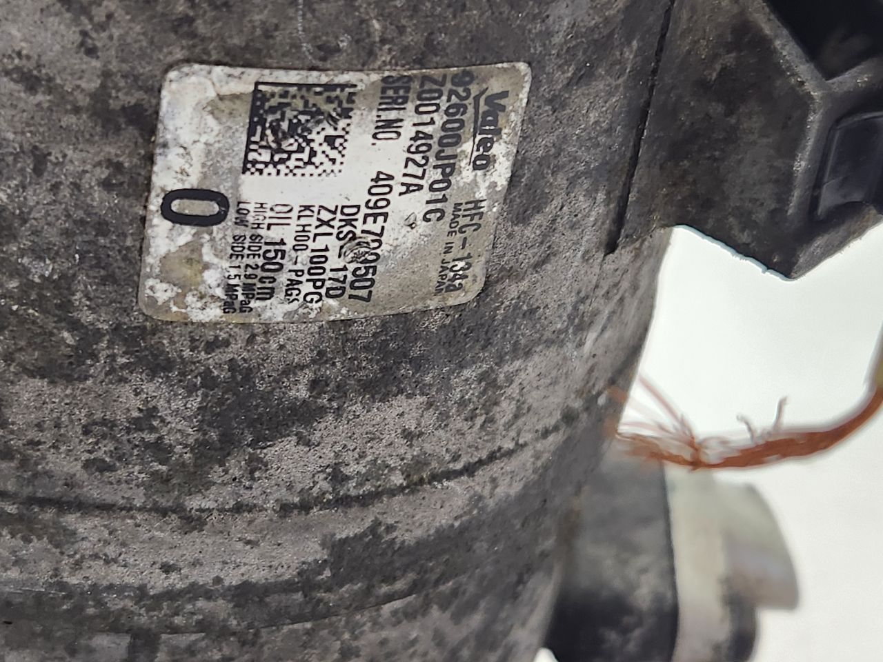 2010 NISSAN MURANO 6cyl Gasoline 3.5 AC COMPRESSOR - 372001 — photo 6