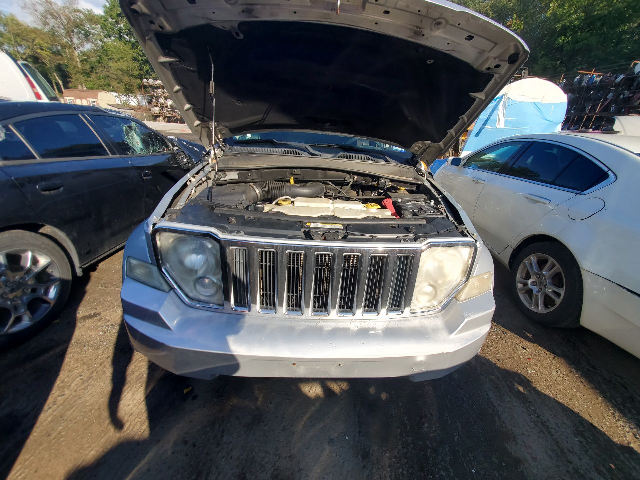 2009 JEEP LIBERTY 6cyl Gasoline 3.7 Left SIDE VIEW MIRROR - 372793 — photo 4