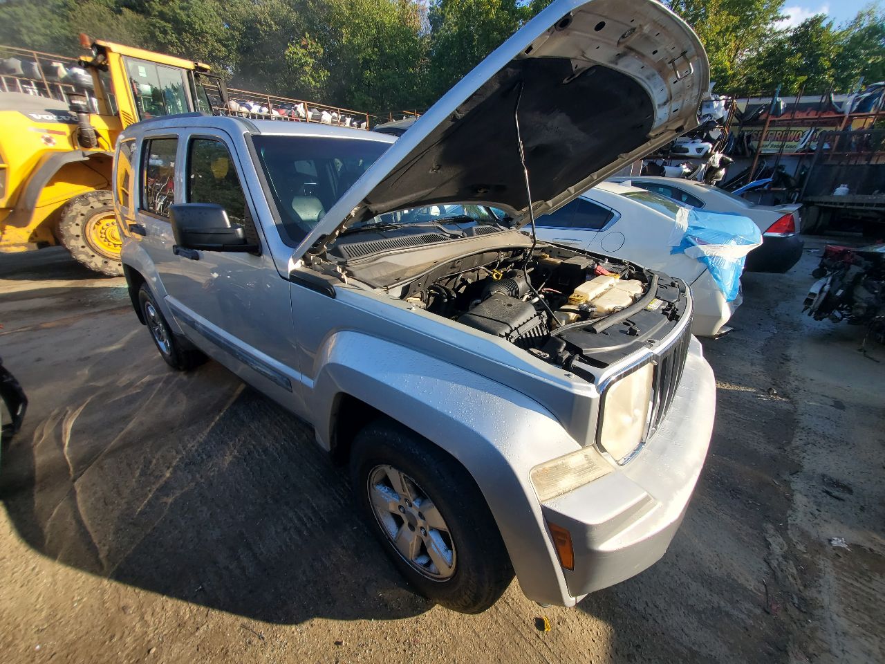 2009 JEEP LIBERTY 6cyl Gasoline 3.7 Left SIDE VIEW MIRROR - 372793 — photo 5