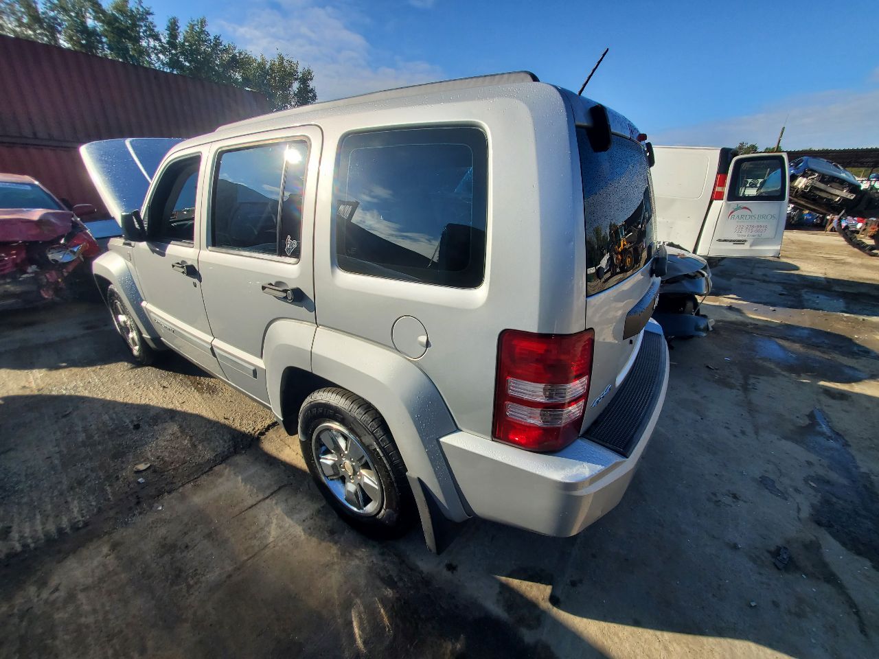 2009 JEEP LIBERTY 6cyl Gasoline 3.7 Left SIDE VIEW MIRROR - 372793 — photo 8