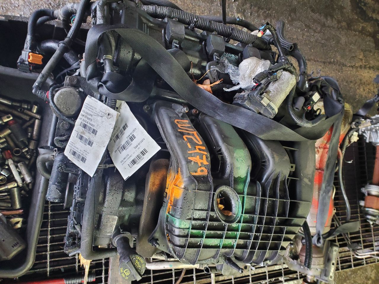 2011 JEEP GRAND CHEROKEE 6 cyl Gas Flex Fuel 3.6 ENGINE ASSEMBLY - 372964 — photo 5