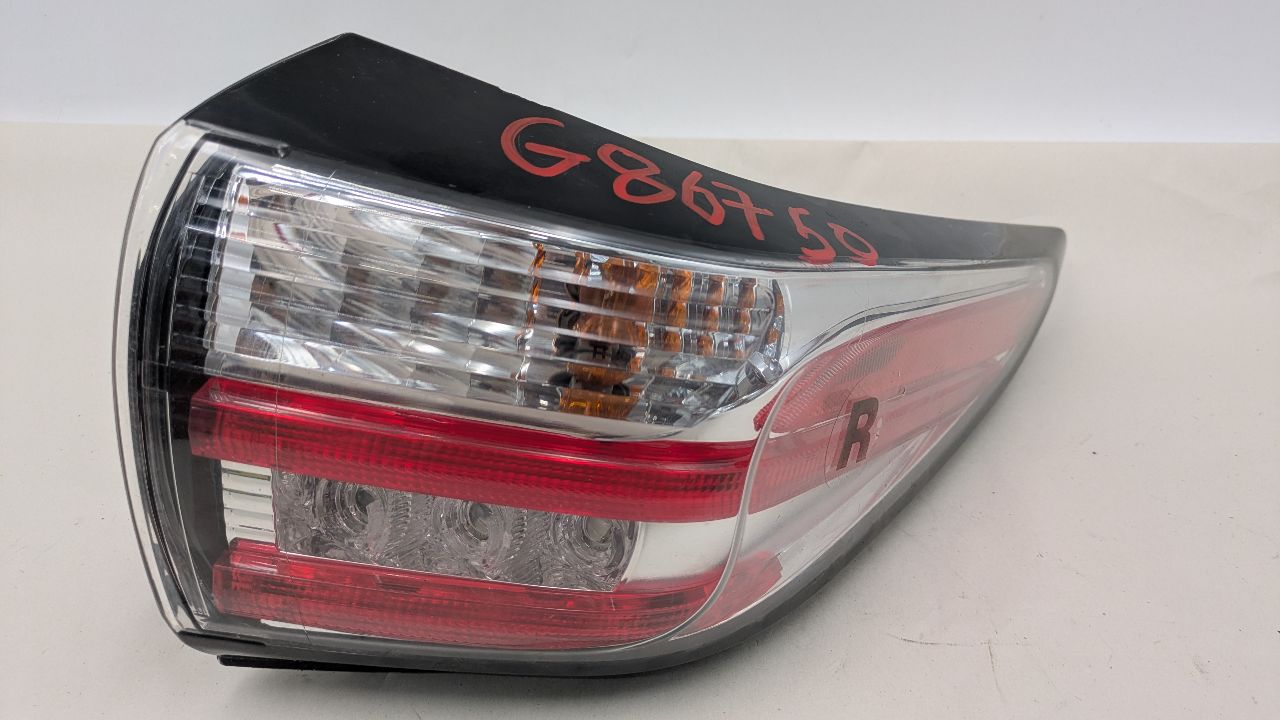2018 NISSAN MURANO 3.5L 6cyl Gasoline VVT Right TAIL LAMP - 373560