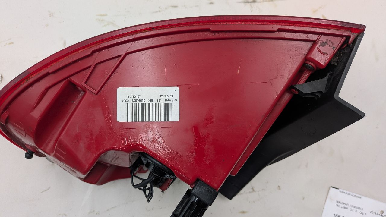 2013 AUDI A4 4cyl Gasoline Turbo 2.0 Left TAIL LAMP - 373571 — photo 6