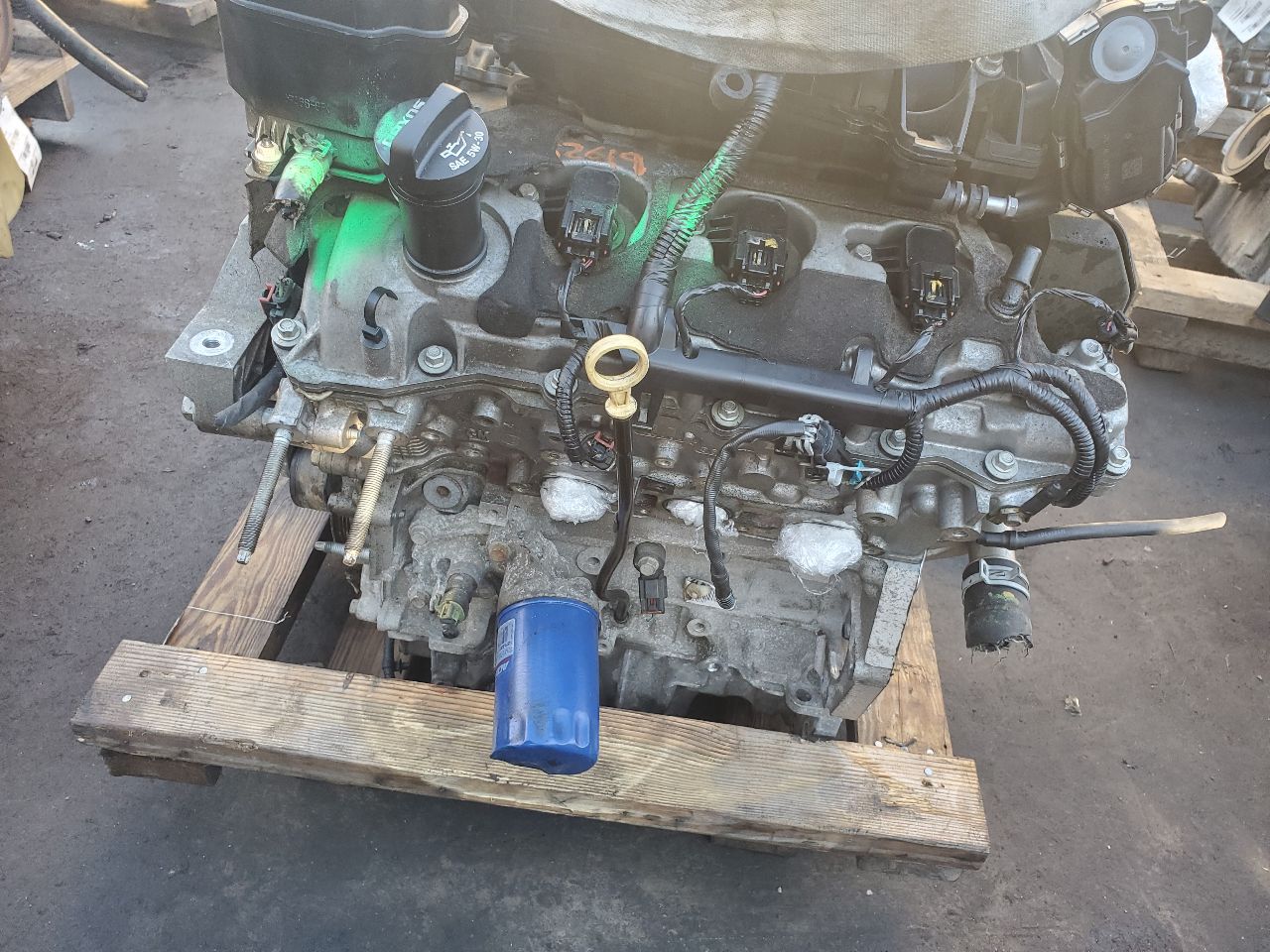 2016 CHEVROLET TRAVERSE 6cyl Gasoline 3.6 ENGINE ASSEMBLY - 373629