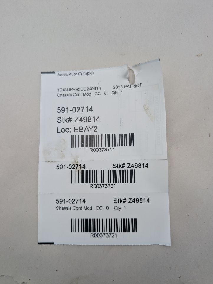 2013 JEEP PATRIOT 4cyl Gasoline 2.4 Chassis Cont Mod - 373721 — photo 5
