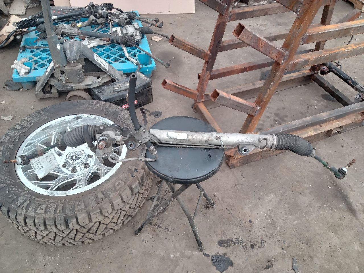 2009 FORD TAURUS 6cyl Gasoline 3.5 STEERING GEAR RACK - 374550 — photo 2