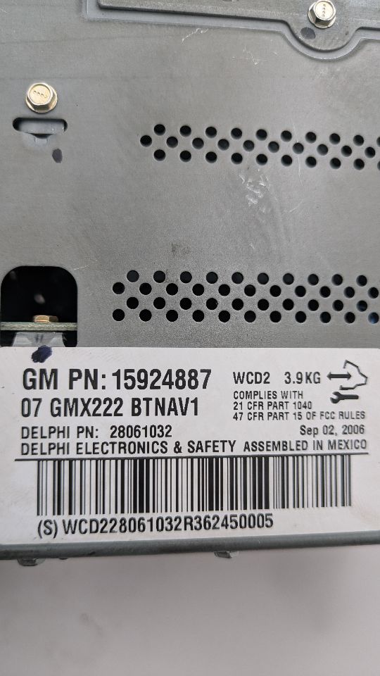 2007 BUICK LUCERNE 8cyl Gasoline 4.6 Radio Audio - 374844 — photo 7