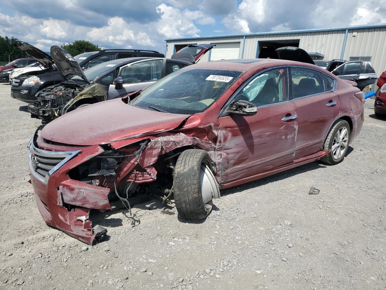 2013 NISSAN ALTIMA 4cyl Gasoline 2.5 DOHC AC COMPRESSOR - 375153