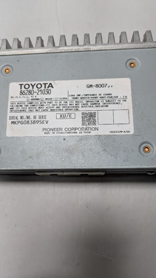 2014 SCION TC 4cyl Gasoline 2.5 Radio Audio - 375362 — photo 2