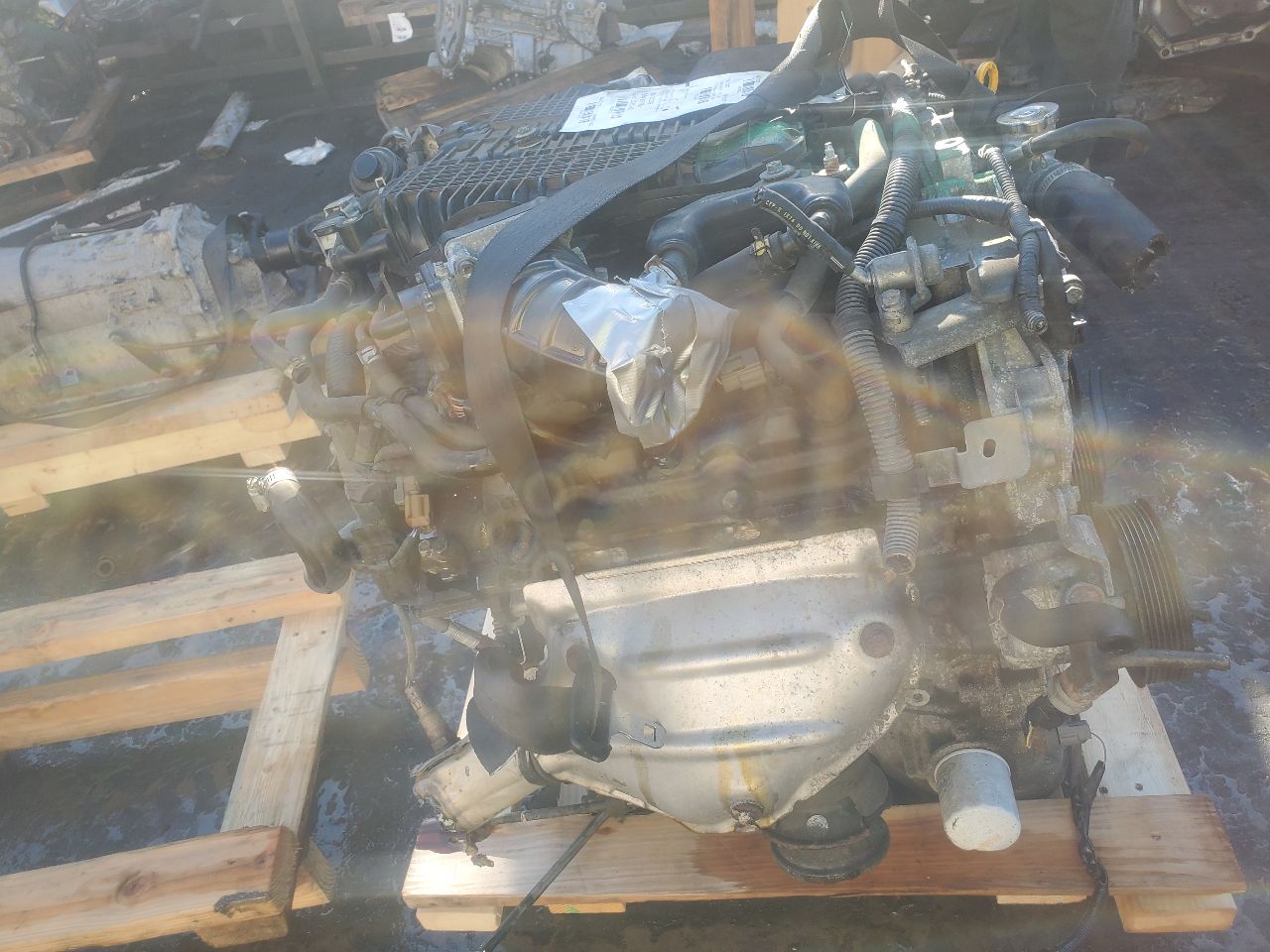2012 INFINITI G37 6cyl Gasoline 3.7 ENGINE ASSEMBLY - 375422 — photo 3