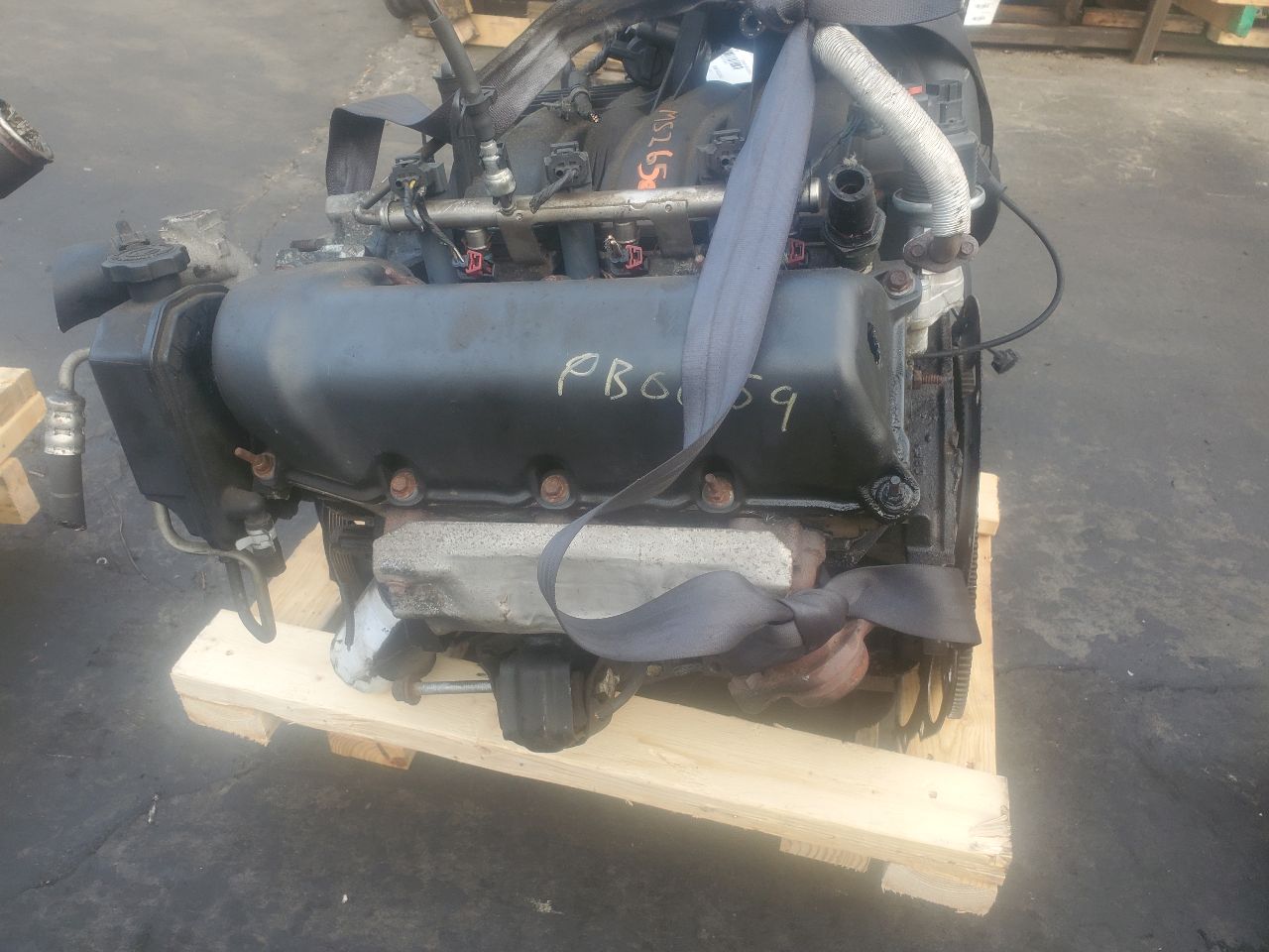 2008 JEEP LIBERTY 6cyl Gasoline 3.7 ENGINE ASSEMBLY - 375443 — photo 6
