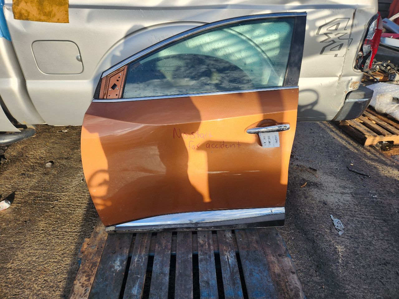 2016 NISSAN MURANO 6cyl Gasoline 3.5 Left DOOR ASSEMBLY, FR - 375488