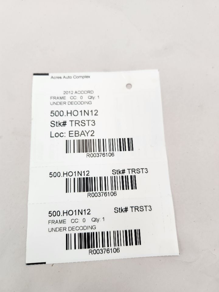 2012 HONDA ACCORD POWER STRG ASSEMBLY - 376106 — photo 4
