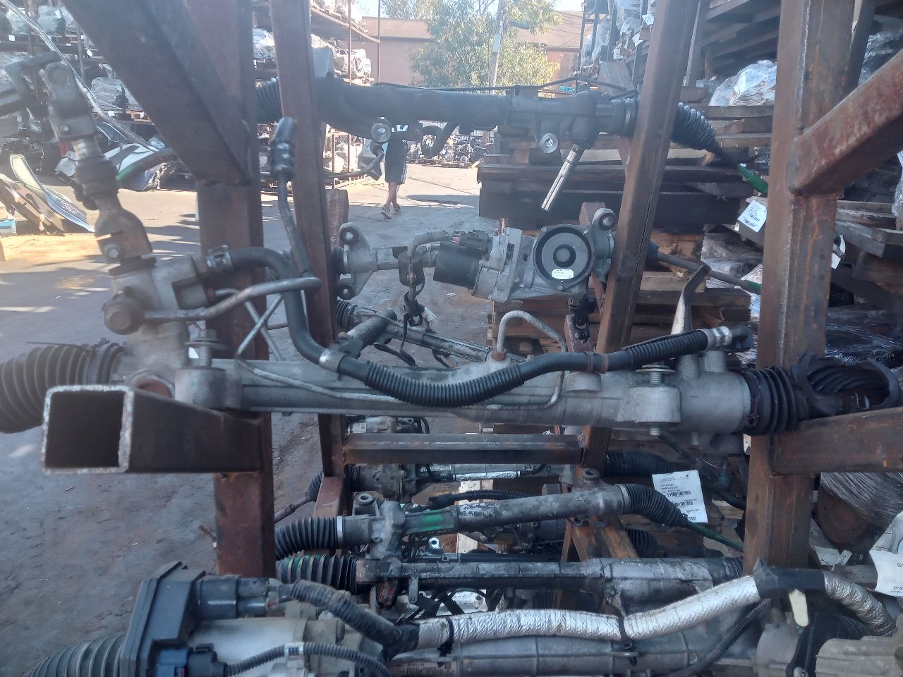 2014 FORD EDGE 6cyl Gasoline 3.5 STEERING GEAR RACK - 376181 — photo 1