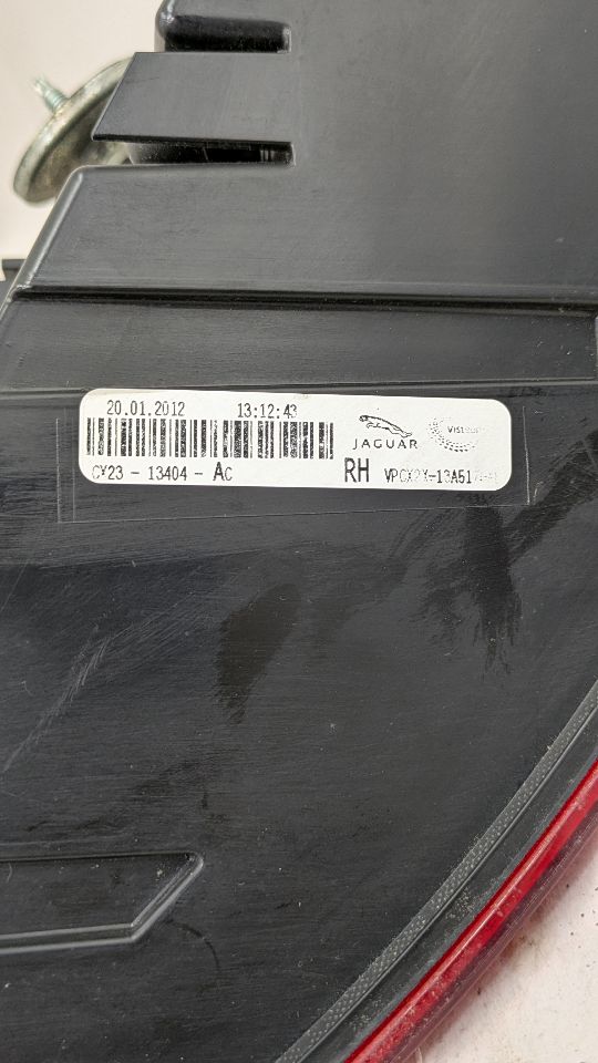 2012 JAGUAR XF Right TAIL LAMP - 376436 — photo 5