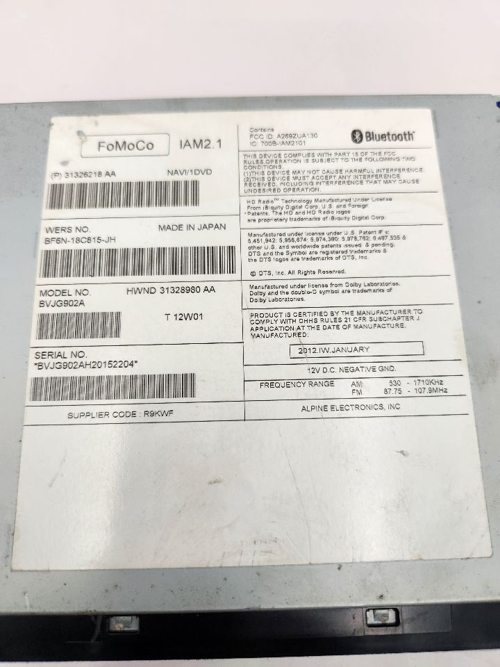 2008 VOLVO 70 SERIES Info-GPS-TV Screen - 376454 — photo 4