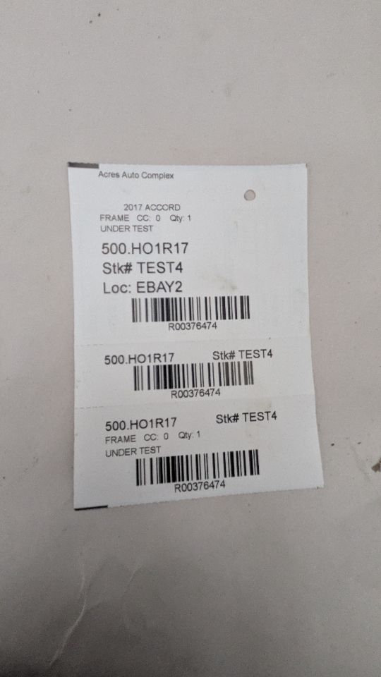 2017 HONDA ACCORD POWER STRG ASSEMBLY - 376474 — photo 5