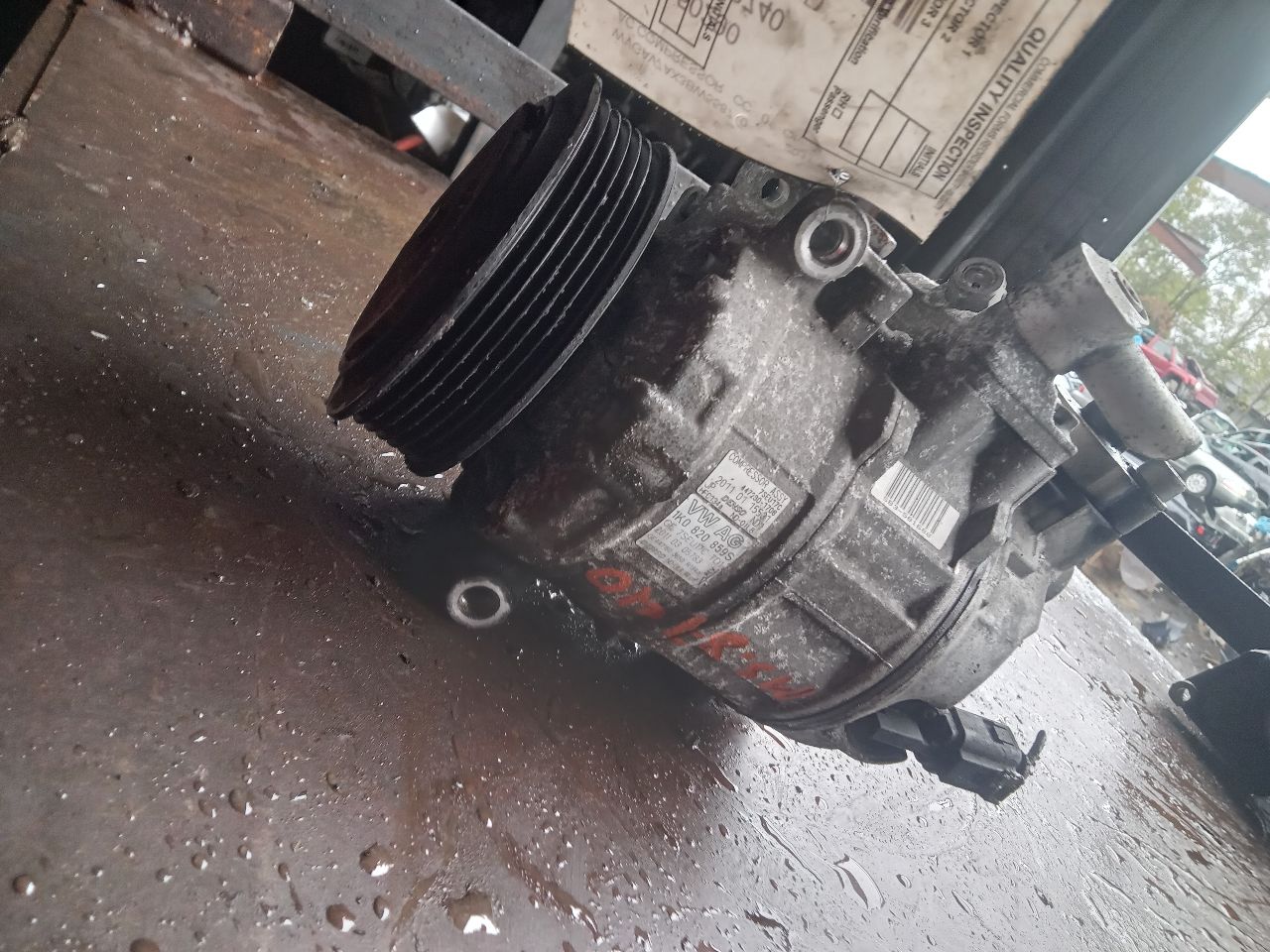 2011 VOLKSWAGEN TIGUAN 4cyl Gasoline Turbo 2.0 AC COMPRESSOR - 376805