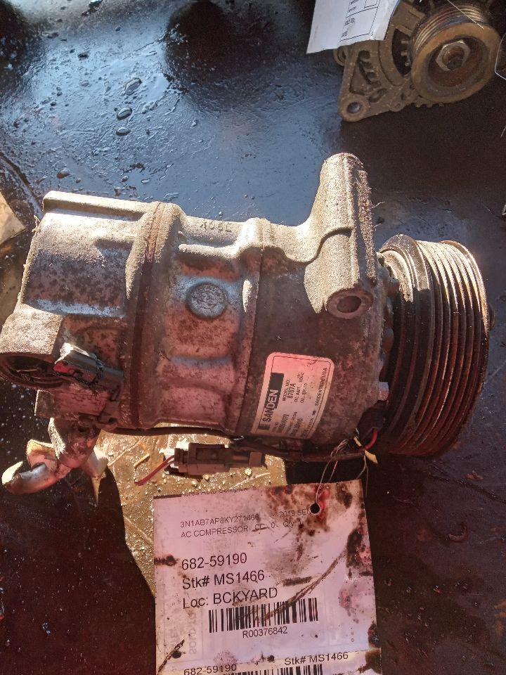 2019 NISSAN SENTRA 1.8L 4cyl Gasoline VVT AC COMPRESSOR - 376842