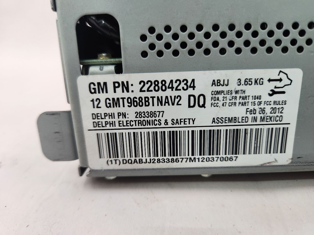 2012 GMC ACADIA 6cyl Gasoline 3.6 Radio Audio - 377240 — photo 7