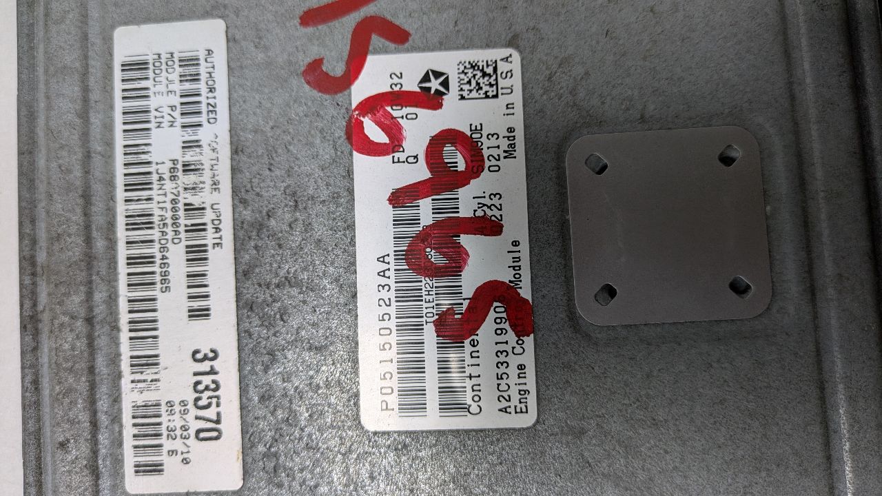 2010 JEEP COMPASS 2.0L 4cyl Gasoline VVT Eng/Motor Cont Mod - 377313 — photo 3