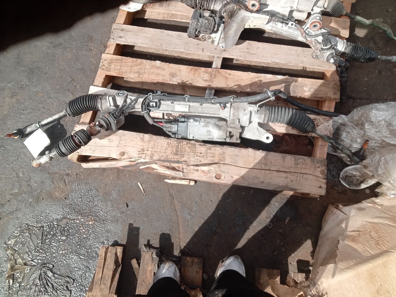 2019 LAND ROVER DISCOVERY 3.0L 6cyl Supercharged G STEERING GEAR RACK - 377579