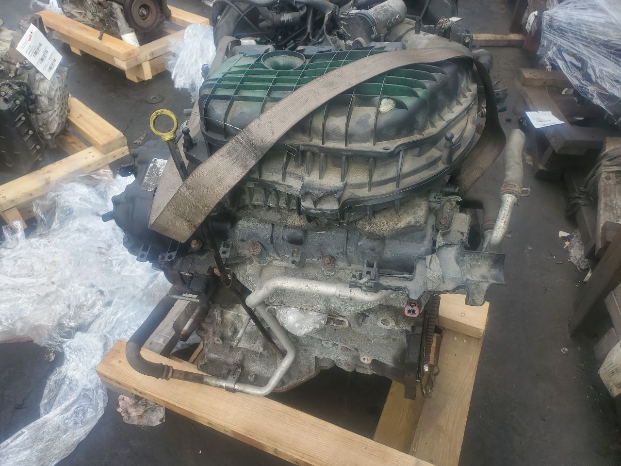 2012 CHRYSLER TOWN & COUNTRY 6cyl Gasoline 3.6 ENGINE ASSEMBLY - 378678