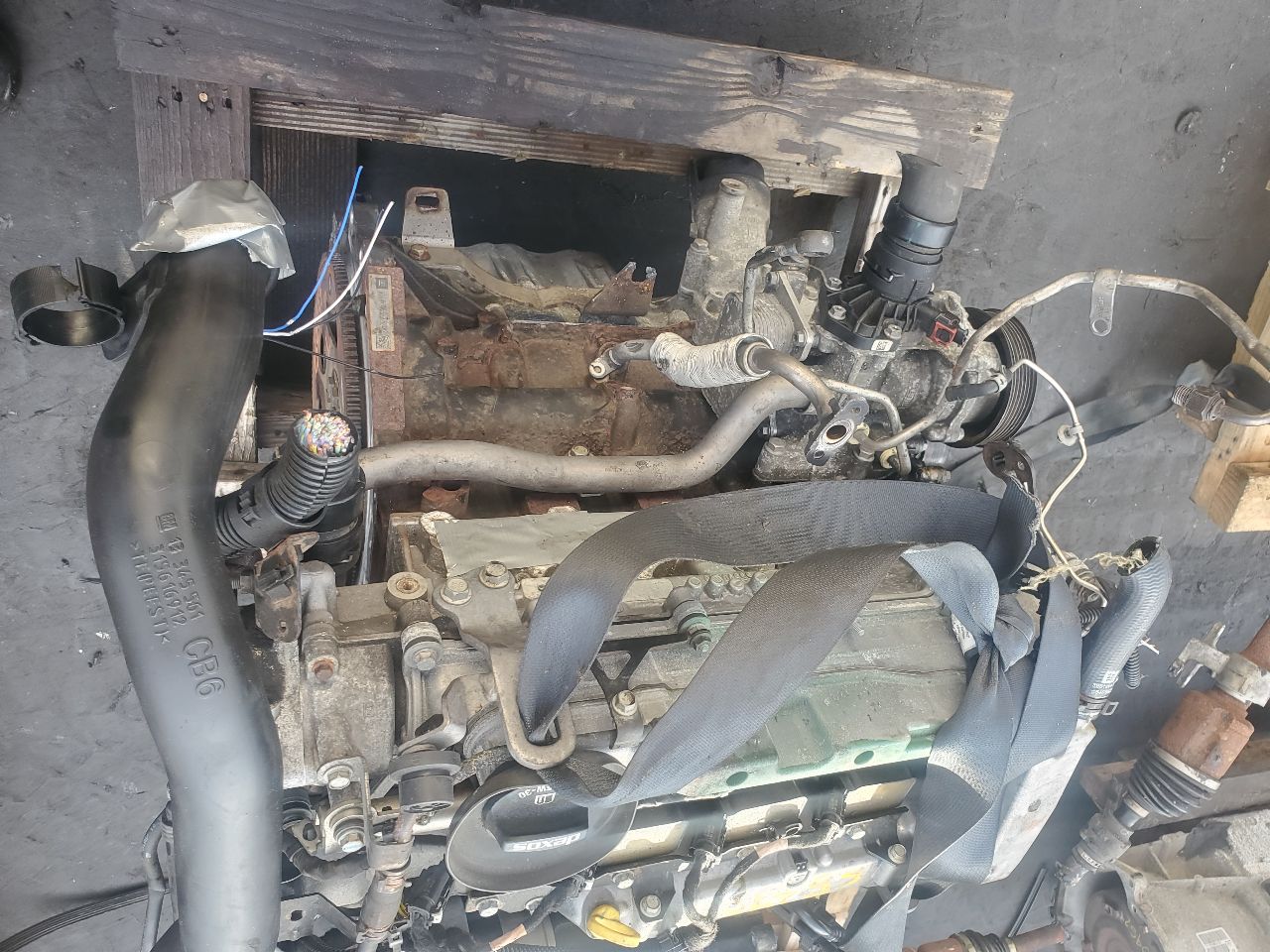 2017 BUICK CASCADA 4cyl Gasoline Turbo 1.6 ENGINE ASSEMBLY - 378838 — photo 3