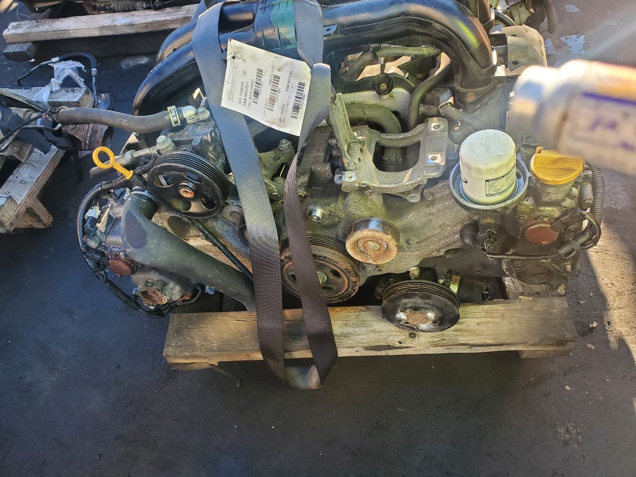 2012 SUBARU FORESTER 4cyl Gasoline 2.5 PZEV ENGINE ASSEMBLY - 379665 — photo 2