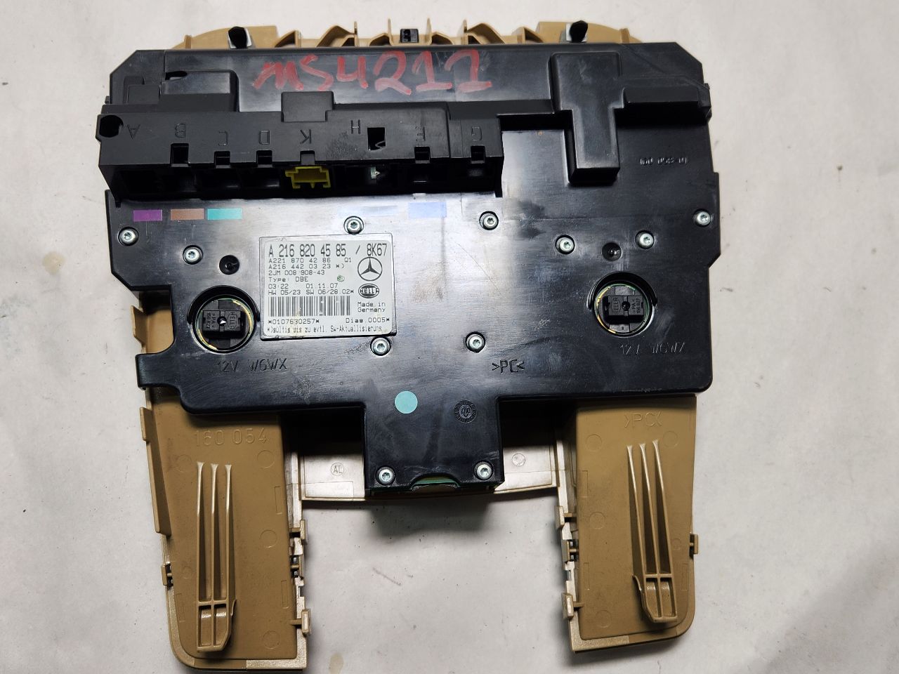 2008 MERCEDES-BENZ S-CLASS 8cyl Gasoline 5.5 Console, Front - 379794 — photo 5