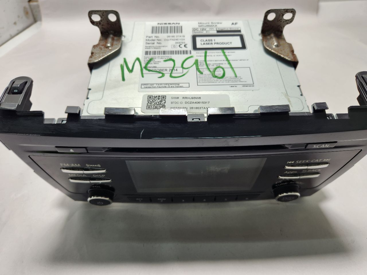 2015 NISSAN ALTIMA 4cyl Gasoline 2.5 DOHC Radio Audio - 380425